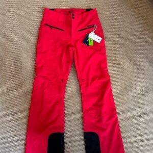 Women’s Obermeyer Red and Black Ski Pants